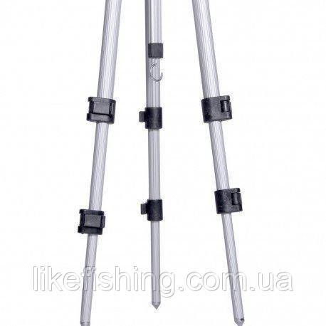 Подставка тренога фидерная на 9 удилищ (неопрен)