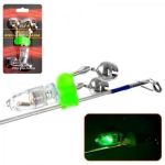 Бубенчик со световым сигнализатором поклевки прищепка