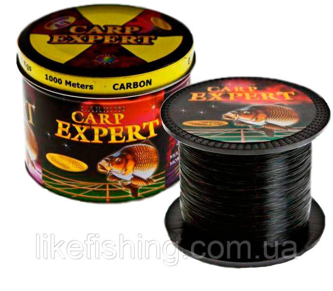 Леска 0.30 мм 1000 метров 12.1 кг Carp Expert Carbon