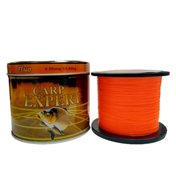 Леска 0.28 мм 1000 метров 11.3 кг Carp Expert Fluo Orange
