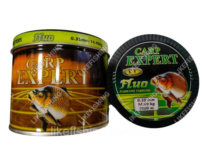 Леска 0.25 mm 1000 м 8.9 кг Carp Expert Fluo