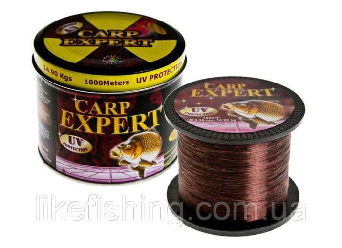 Леска 0.40 mm 1000 м 18.7 кг UV Brown Carp Expert