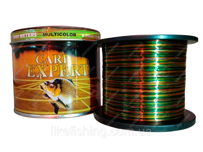 Лісочка 0.25 mm 1000 м 8.9 кг Multicolor Carp Expert
