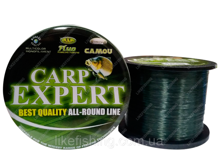 Леска 0.40 мм 20.6 кг 1000+200 метров Dark Green Carp Expert