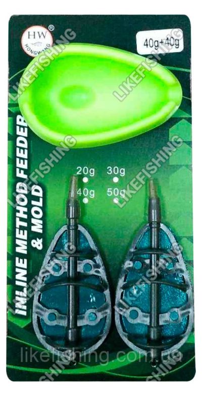 Набір флетів методних годівниць 2 шт з прес-формою 40 гр