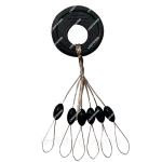 Стопора для лески размер M черные