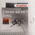 Крючки Kaida № 0.8 Chinu With Ring
