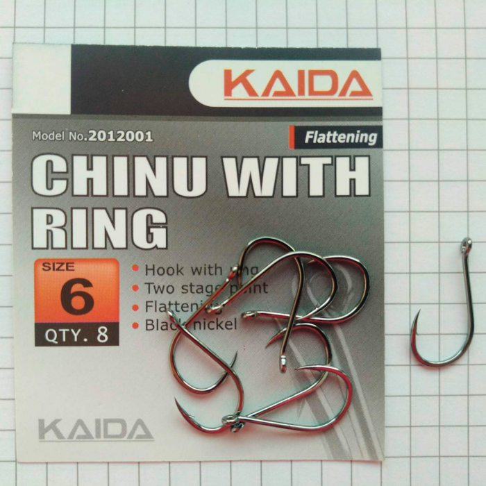 Гачки Kaida № 6 Chinu With Ring