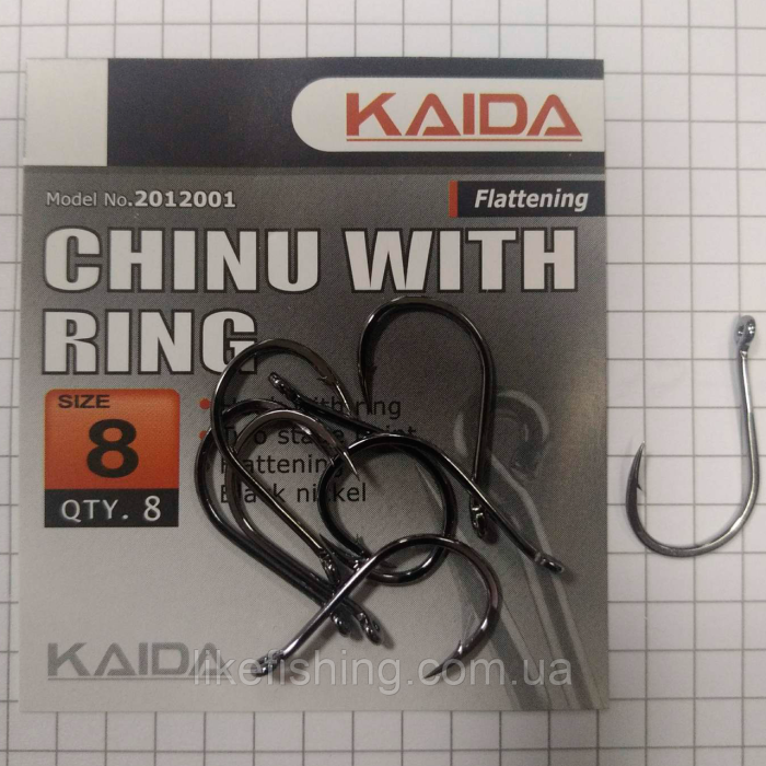 Гачки Kaida № 8 Chinu With Ring
