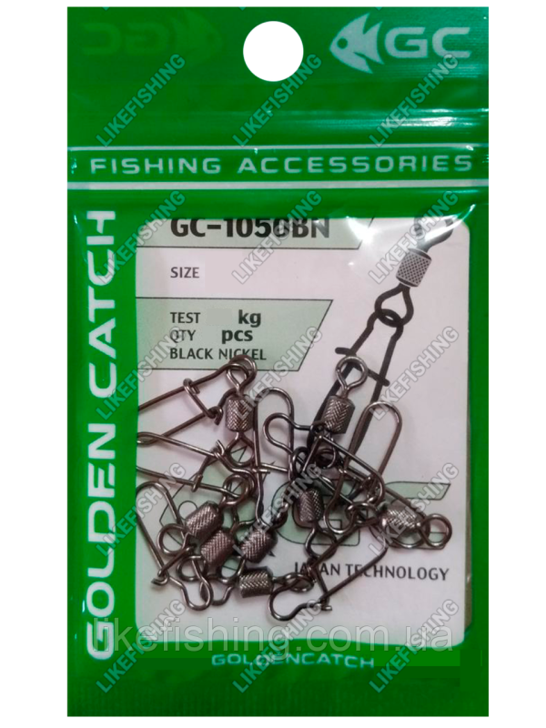 Карабін з вертлюгом Golden Catch 1050BN №5