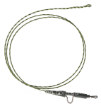 Оснащення GC Leadcore Safety Clip Leader Camo Green 50 lb 3 шт