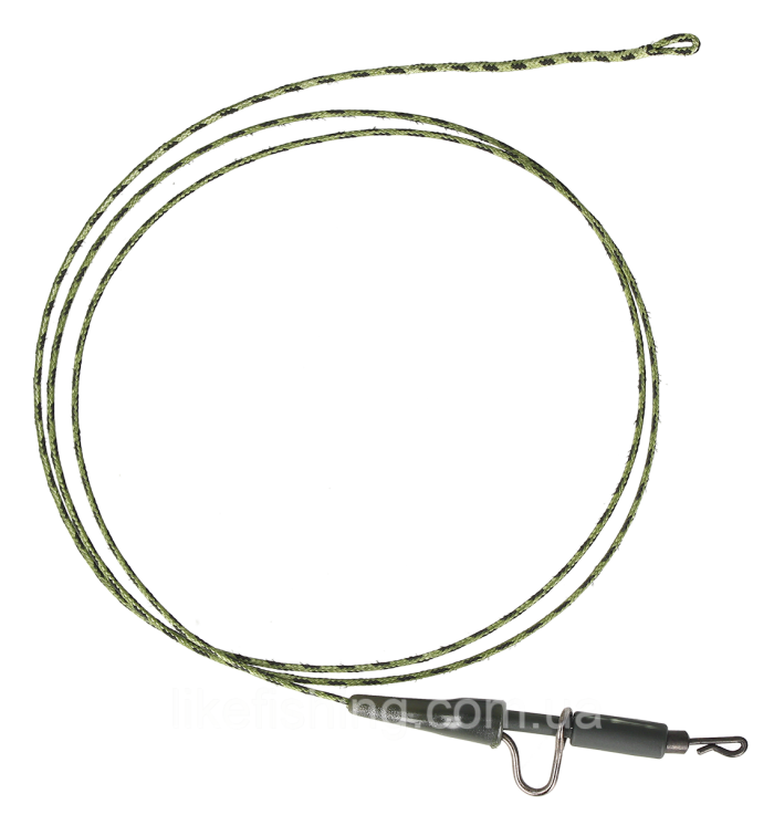 Оснастка GC Leadcore Safety Clip Leader Camo Green 50 lb 3 шт