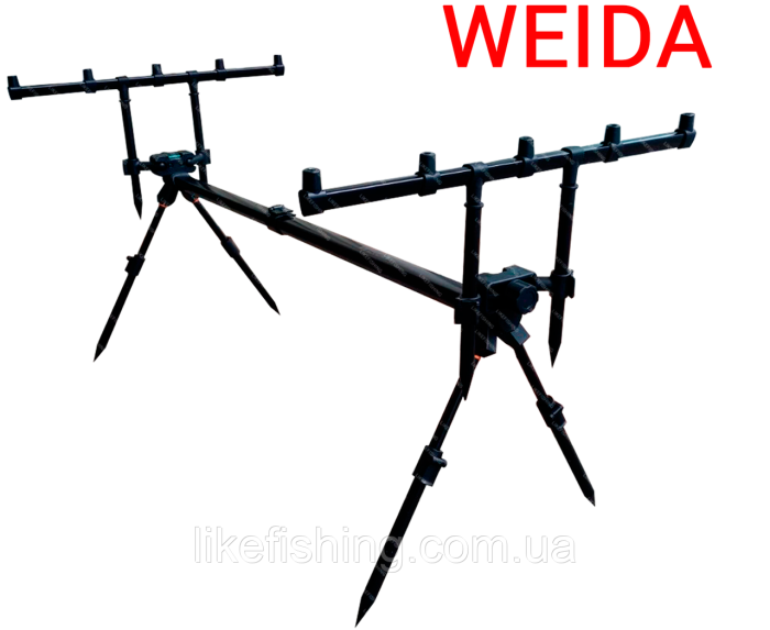 Род под карповый на 5 удилищ A09-9 Weida черный