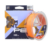 Шнур 3.5 PE 100 м Zeox Element X4 OR