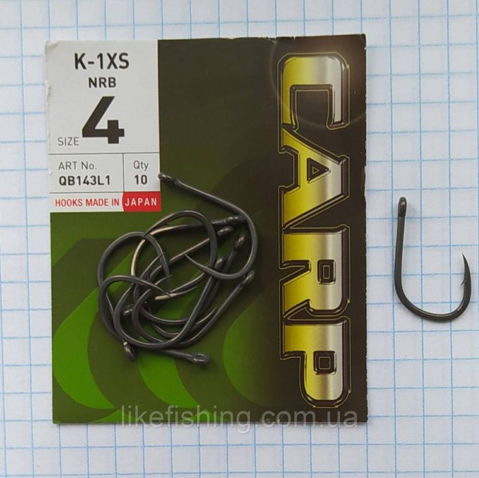 Крючки Hayabusa Carp K-1XS NRB №4