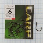Крючки Hayabusa Carp K-1XS Black Nickel №6