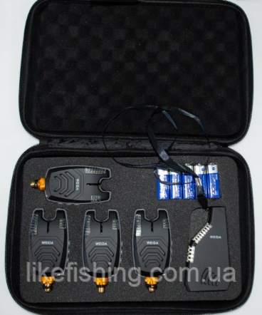 Набір сигналізаторів Weida FA210-4 4+1 пейджер у кейсі