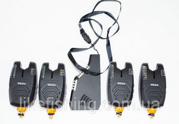 Набір сигналізаторів Weida FA210-4 4+1 пейджер у кейсі