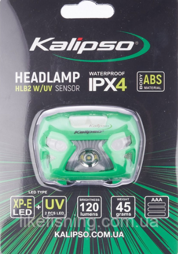 Фонарь Kalipso Headlamp Sensor HLB2 W/UV