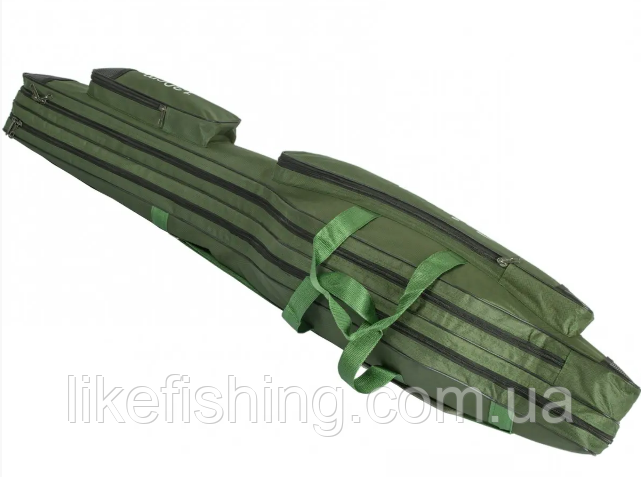 Чехол 150 см 2 отсека Feima полужесткий зеленый