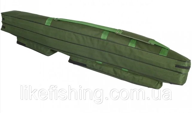 Чехол 150 см 2 отсека Feima полужесткий зеленый