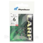 Крючки Hayabusa Carp W-1 Black Nickel №6