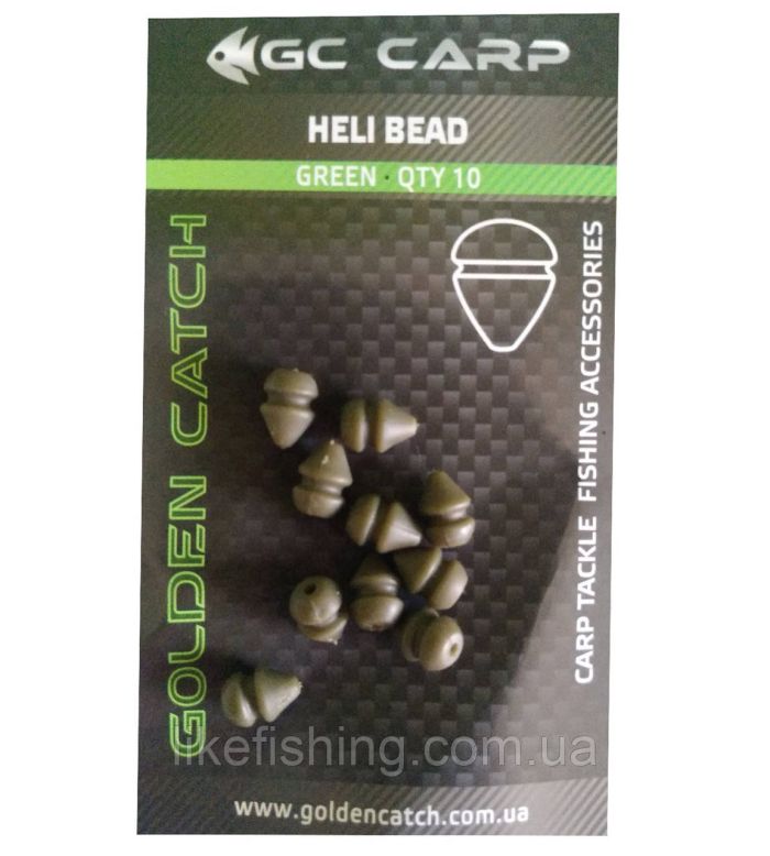 Бусинка-отбойник GC Heli Bead Green 10шт