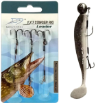 Готовая оснастка для оснащения силиконовых приманок 7.5 см №4 15 кг Stinger Rig