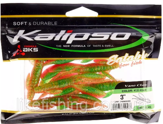 Силикон Kalipso Vane Claw 3.0"(6)535 A
