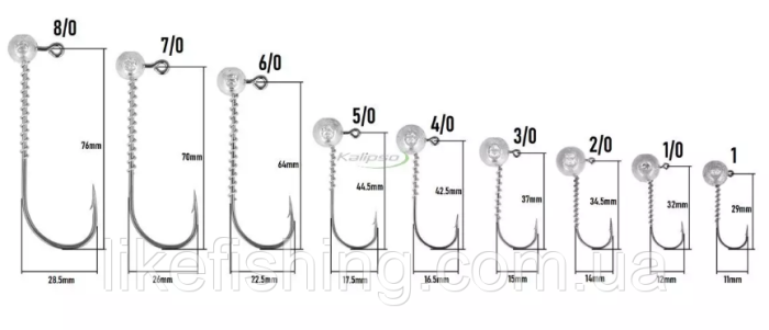Джиг головка Kalipso №4/0 24.0g(5)