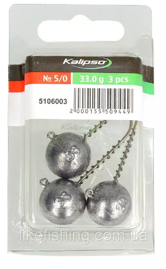 Джиг головка Kalipso №4/0 24.0g(5)