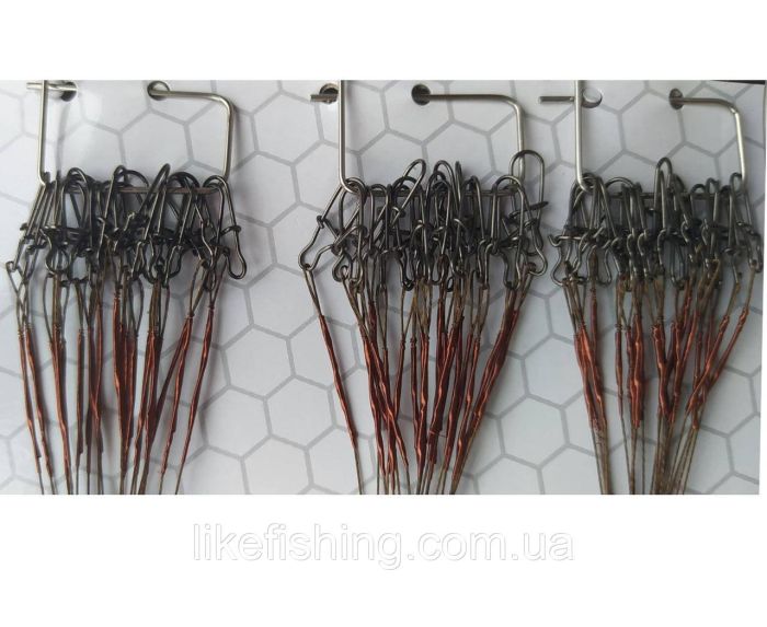 Набор поводков 3 размера 60 шт Kalipso коричневые