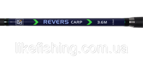 Карповое удилище Zeox Revers Carp 3.9 м 3.75lb