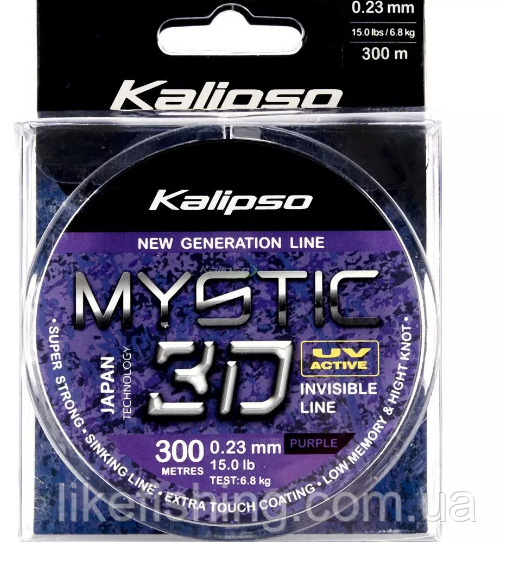 Леска Kalipso Mystic 3D Purple 300 m 0.28 mm
