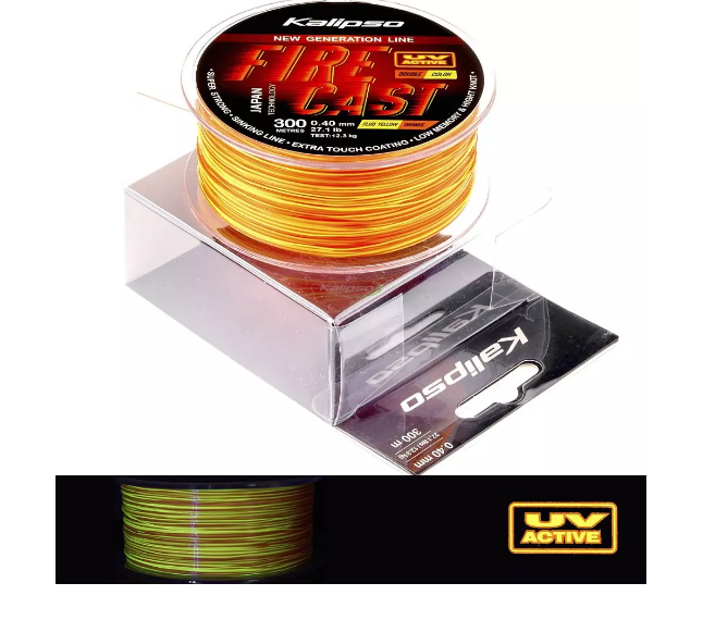 Волосінь Kalipso Fire Cast FYO 300 m 0.30 mm double color