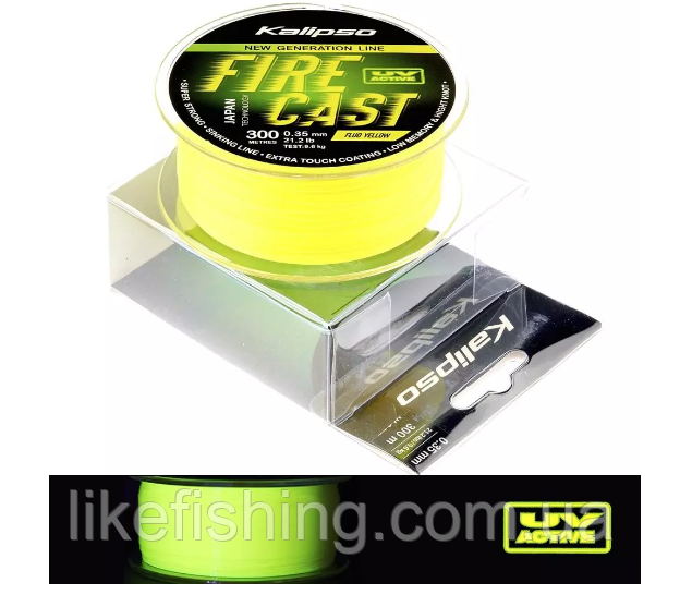 Лісочка Kalipso Fire Cast FY 300 m 0.25 mm