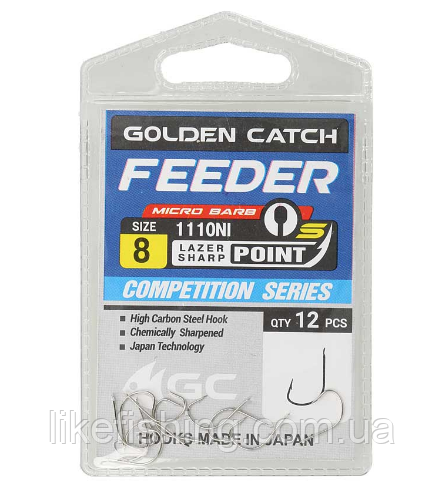 Крючок GC Feeder S 1110NI №12 12шт