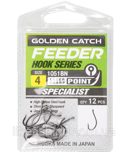 Крючок GC Feeder 1051BN №2 12шт