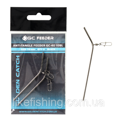 Протизакручувач GC Feeder 4010BL 70 мм Black 2 шт