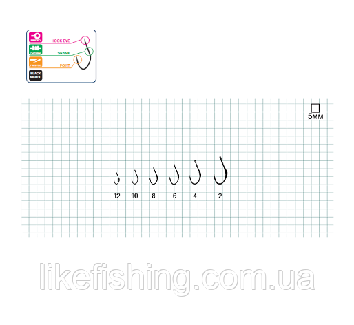 Крючок Hayabusa H.KAJ290G №10 (10шт)