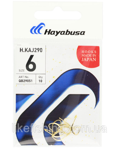 Крючок Hayabusa H.KAJ290G №10 (10шт)