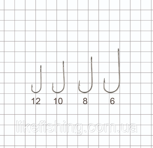 Крючок GC Single Jig Light 1212BN №8 (12шт)