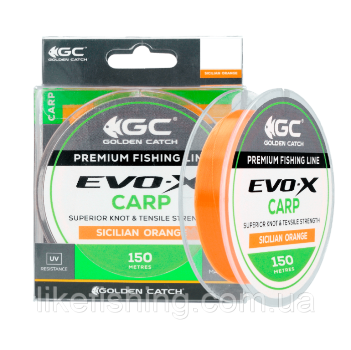 Леска 150м 0.286мм GC Evo-X Carp Sicilian Orange