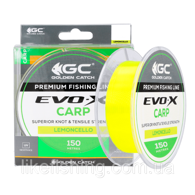Лісочка 150м 0.309мм GC Evo-X Carp Lemoncello
