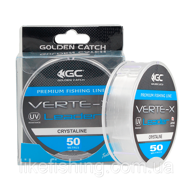 Леска 50м 0.090мм GC Verte-X Leader
