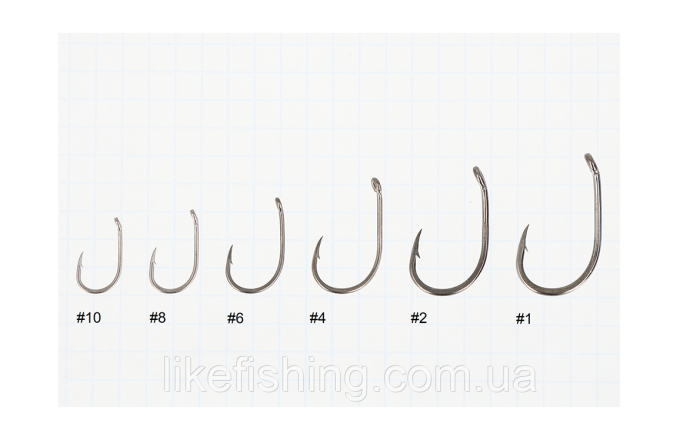 Гачок №2(8шт) ZEOX Carp Classic 202BN