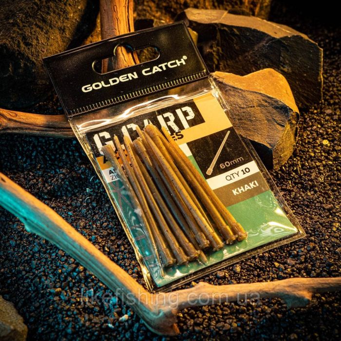 Конус GC G.Carp Zig Rig Anti Tangle Sleeves 60 мм 10 шт Khaki