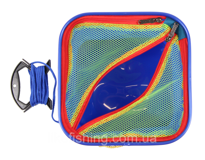 Ведро ZEOX Bucket With Rope and Mesh 20х20х20 см