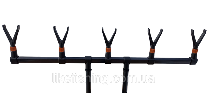 Рід-під на 5 вудилищ Kaida чорний