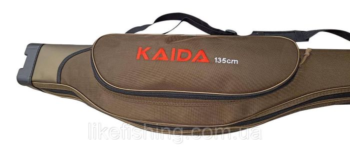Чехол 135 см 2 отсека жесткий Weida (Kaida)